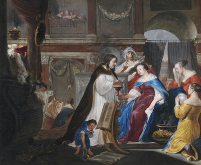 The Funeral of Queen Artemisia for King Mausolus by Arnold Houbraken